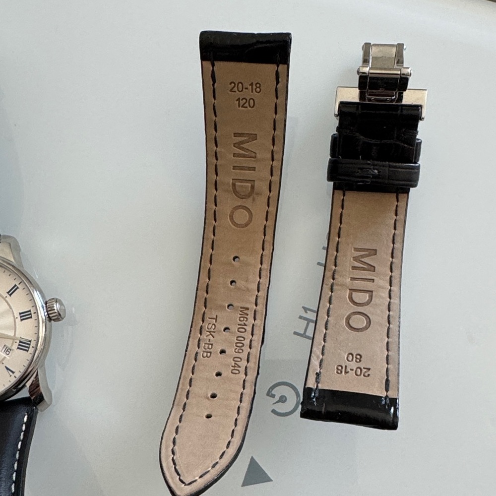 Mido Baroncelli watch with extra strap - Picture 6 of 7